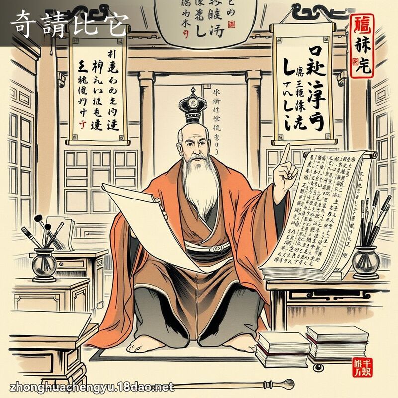 奇請比它 - 中華成語配圖