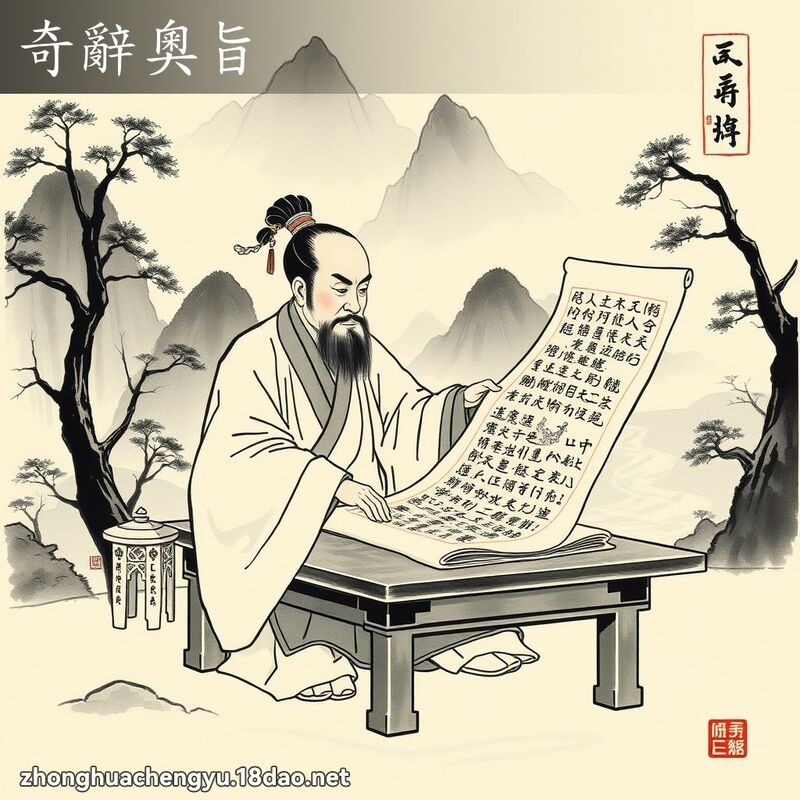 奇辭奧旨 配图