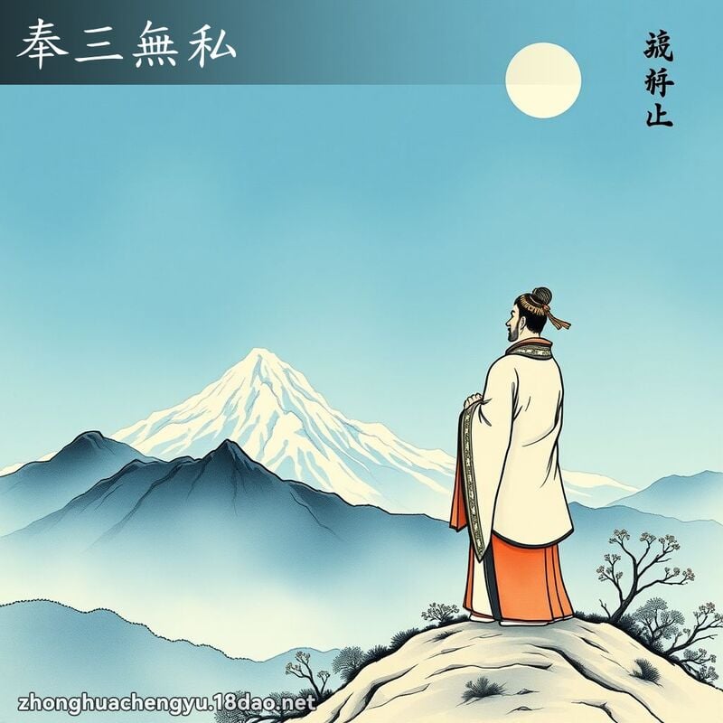奉三無私 配图