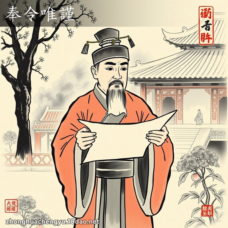 奉令唯謹 配图
