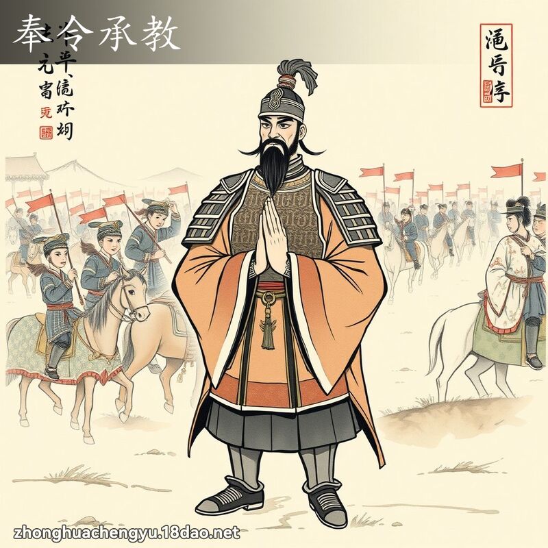 奉令承教 配图