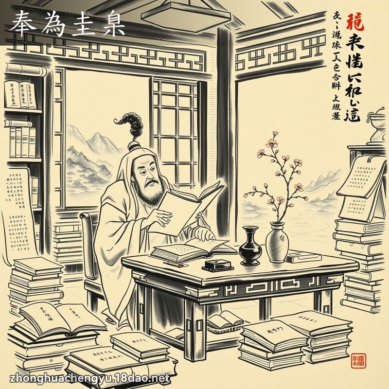 奉為圭臬 配图