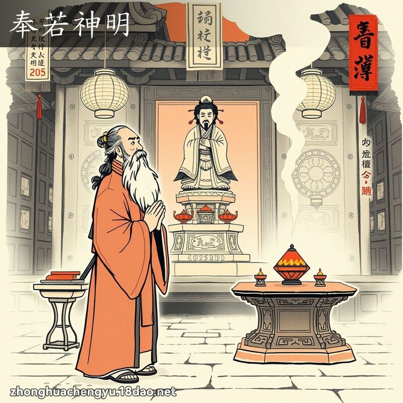 奉若神明 配图