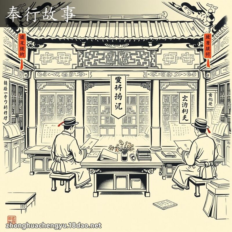 奉行故事 配图
