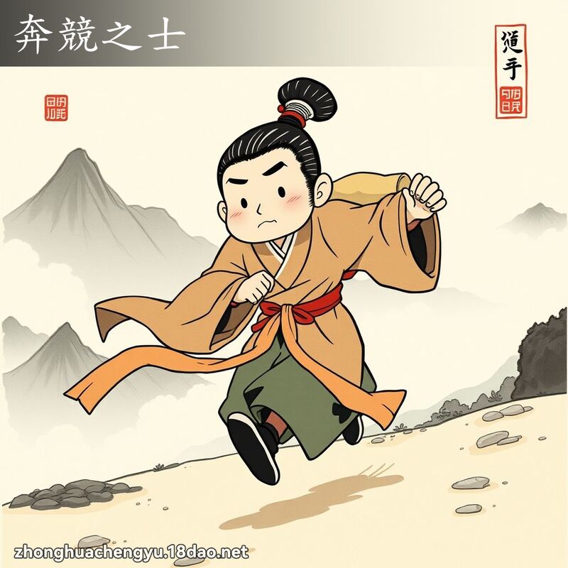 奔競之士 配图