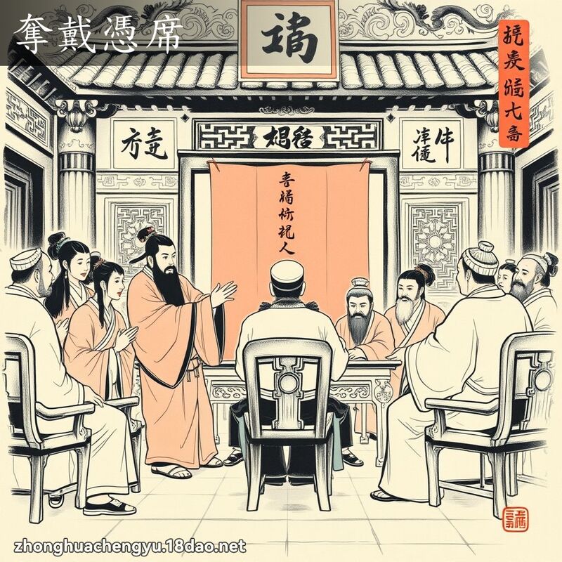 奪戴憑席 配图