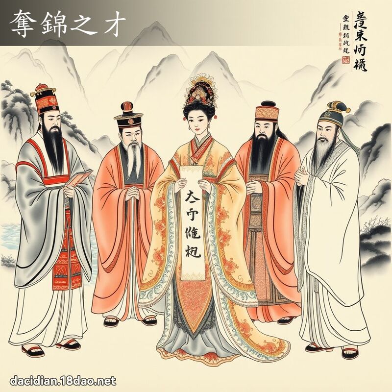 奪錦之才 - 中華成語配圖