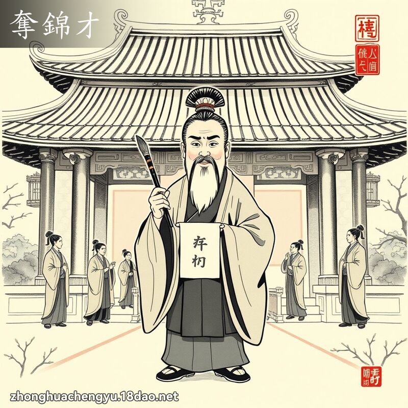 奪錦才 配图