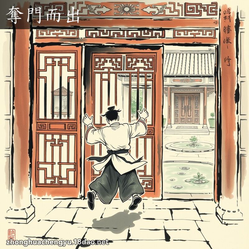 奪門而出 配图