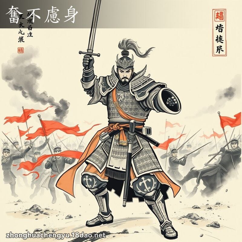 奮不慮身 配图