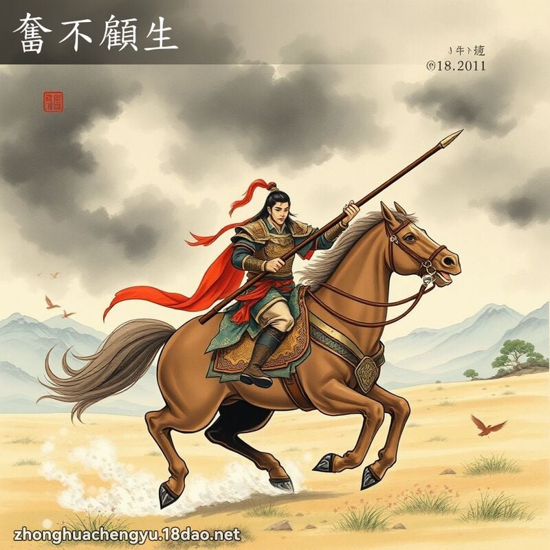 奮不顧生 配图