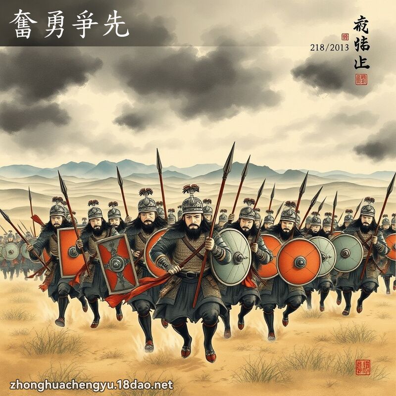 奮勇爭先 配图