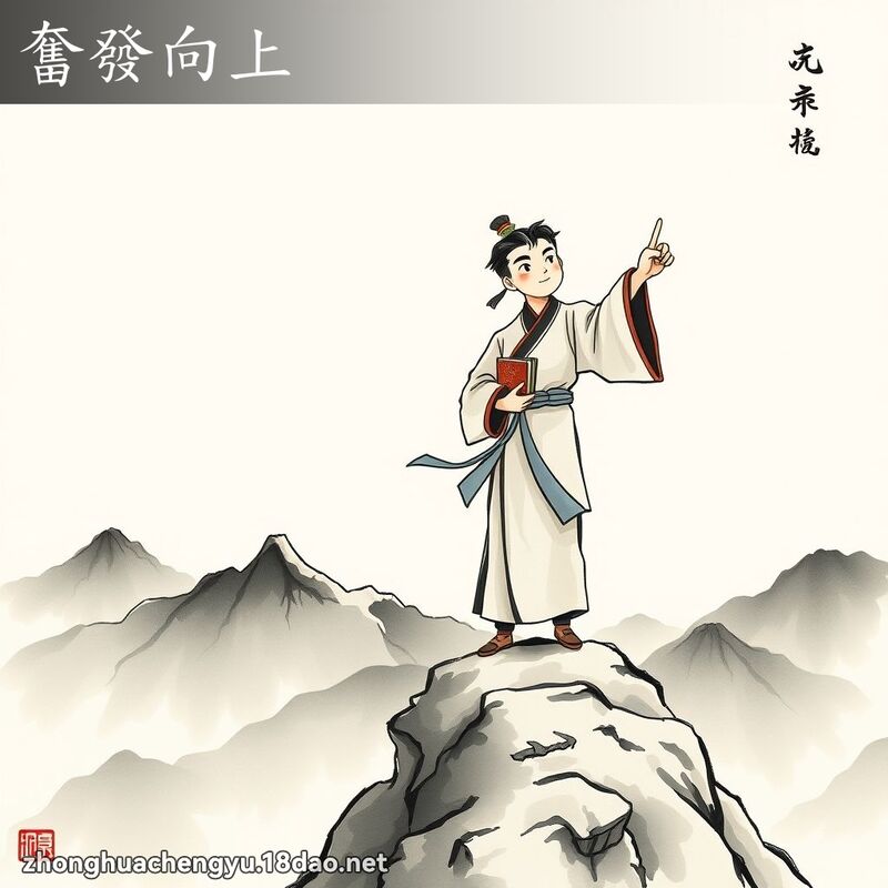 奮發向上 配图