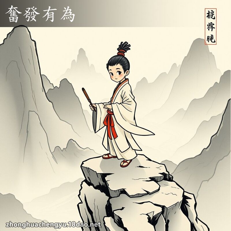 奮發有為 配图