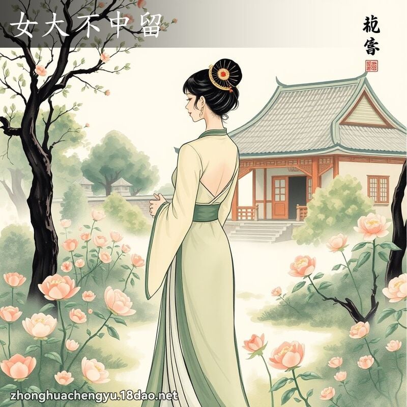 女大不中留 配图