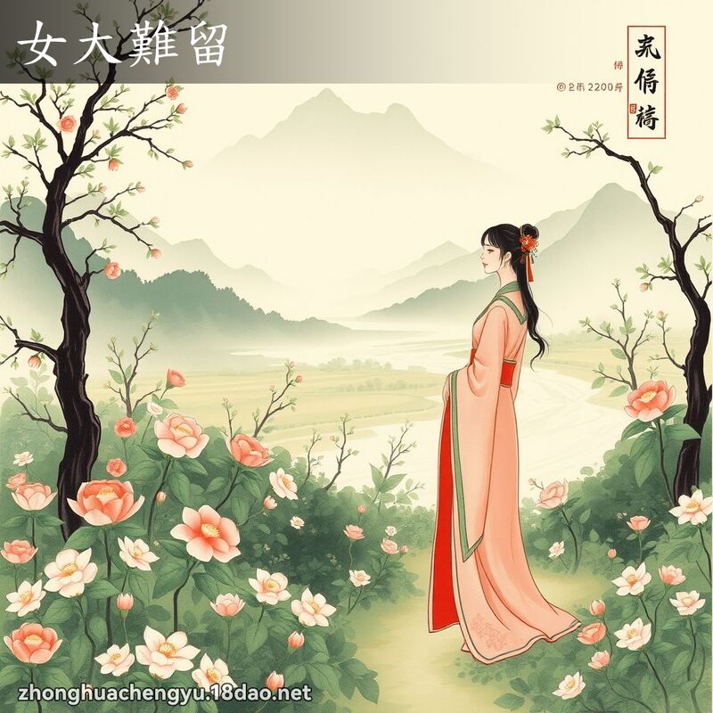 女大难留 配图