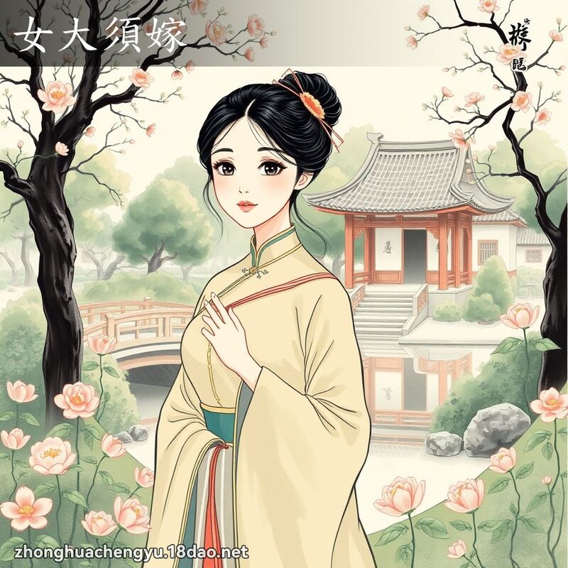 女大须嫁 配图