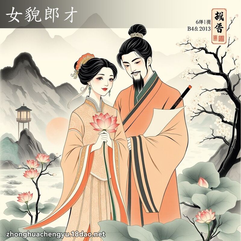 女貌郎才 配图
