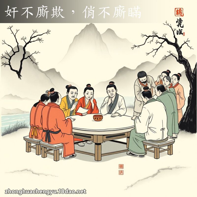 奸不廝欺,俏不廝瞒 配图