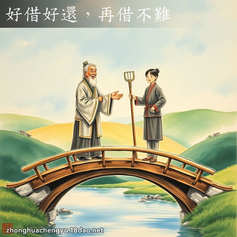 好借好还,再借不难 配图