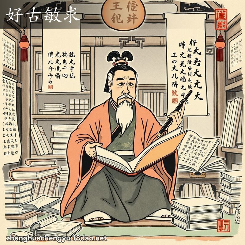 好古敏求 配图