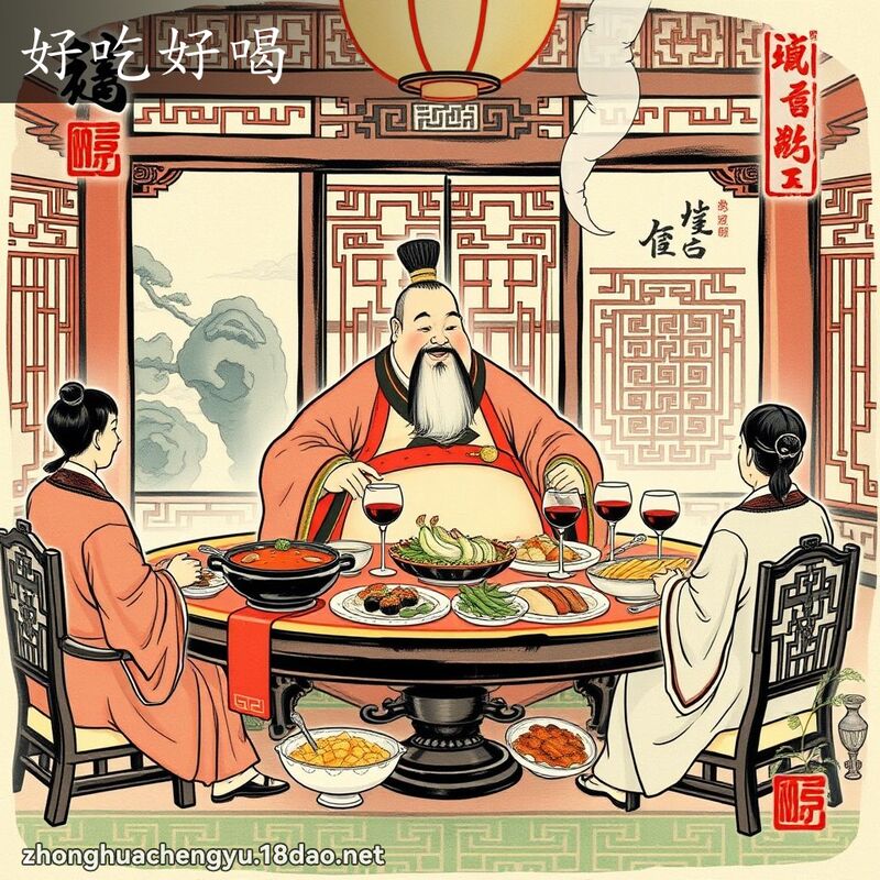 好吃好喝 配图