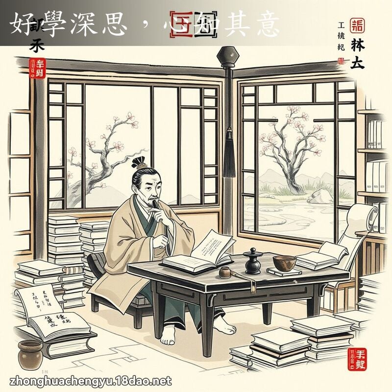 好学深思,心知其意 配图