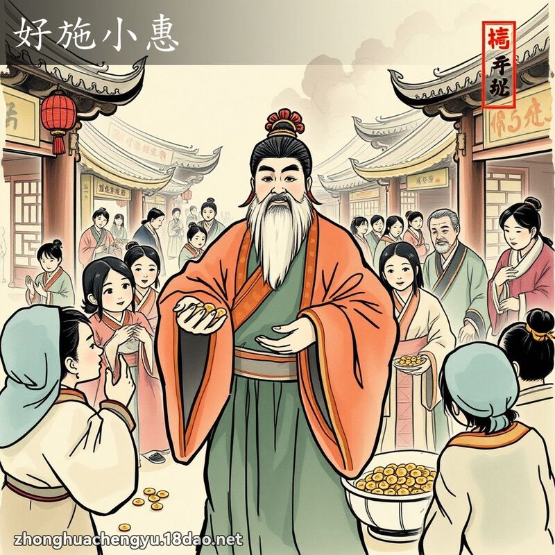 好施小惠 配图