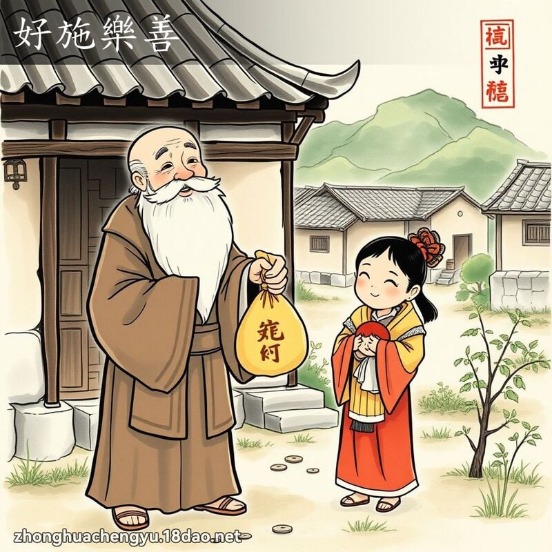 好施乐善 配图