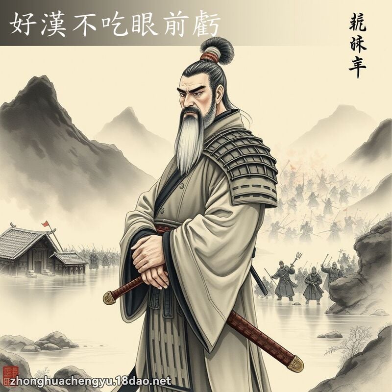 好汉不吃眼前亏 配图