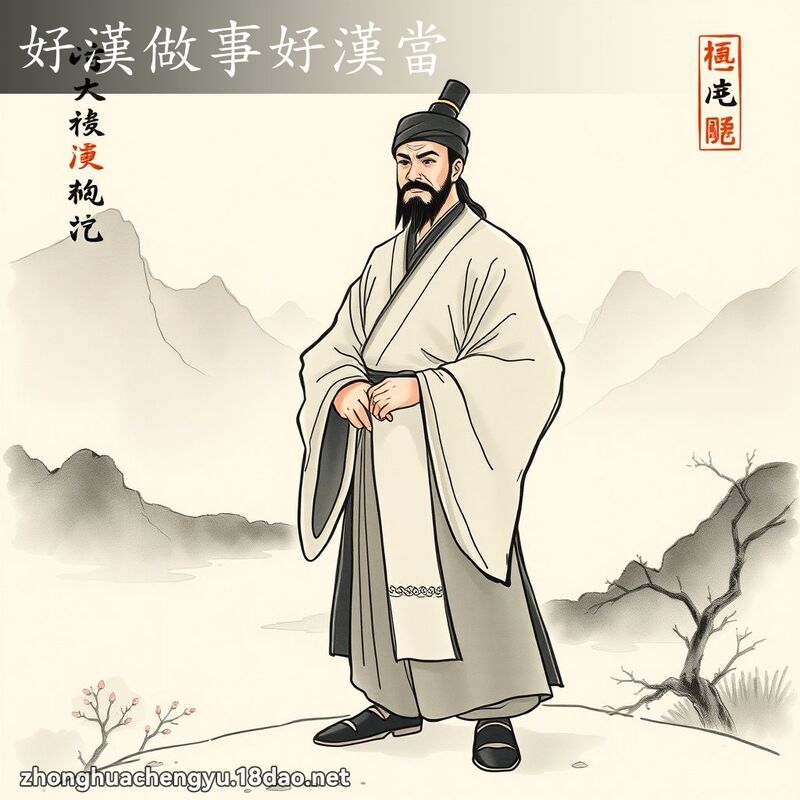 好汉做事好汉当 配图