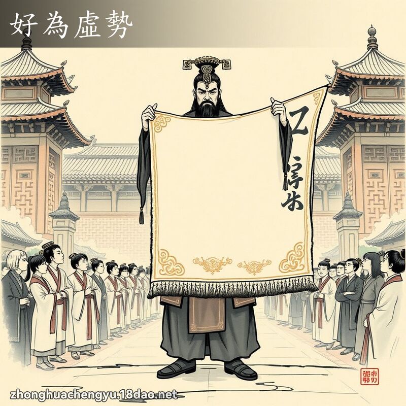 好為虛勢 配图