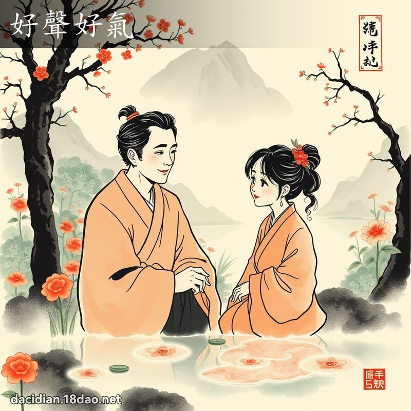好声好气 - 中华成语配图