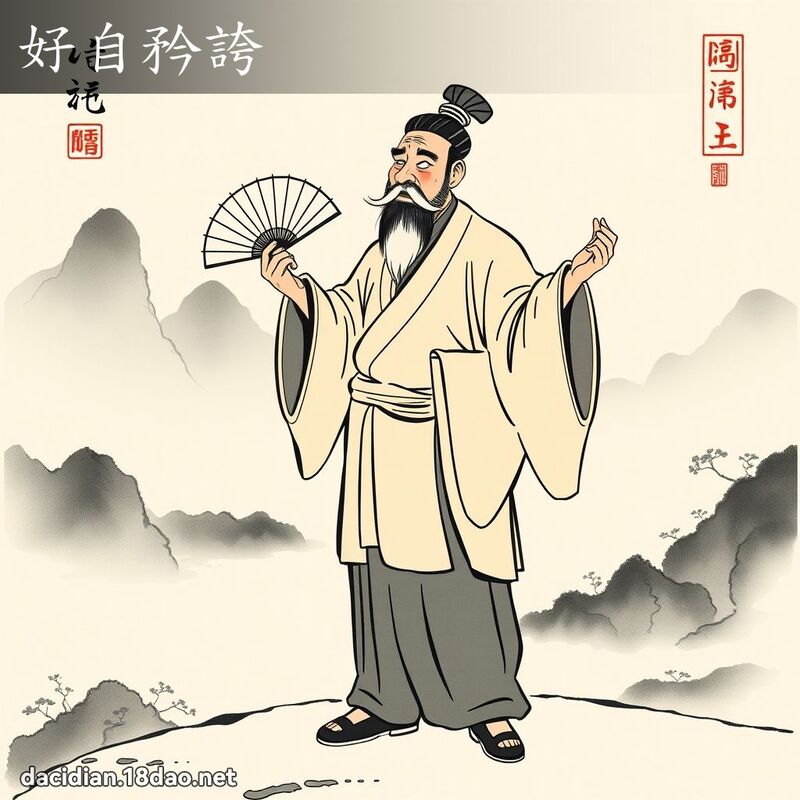 好自矜誇 - 中華成語配圖