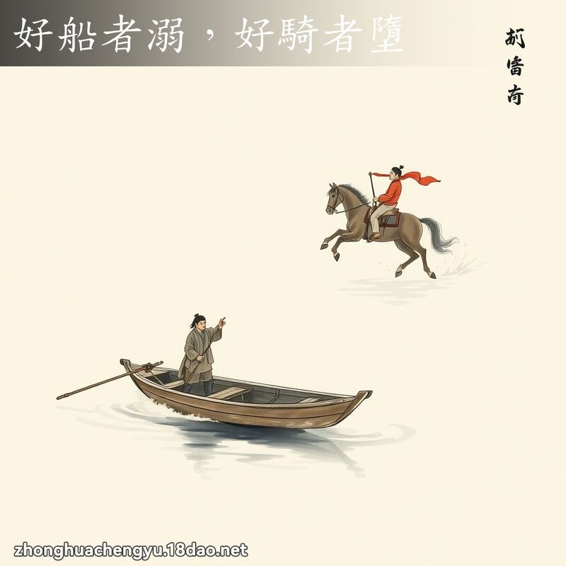 好船者溺,好騎者墮 配图