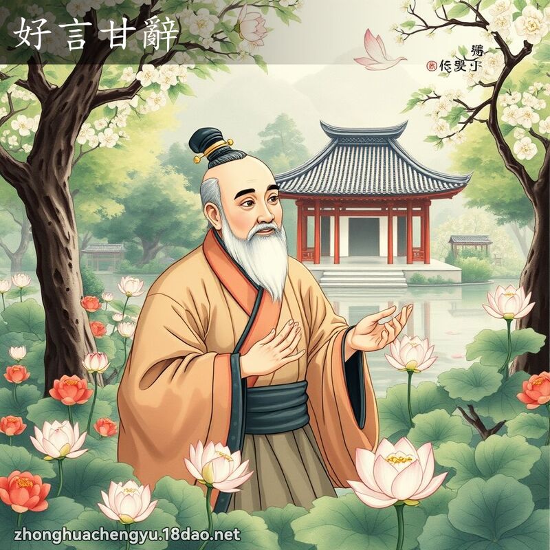 好言甘辭 配图