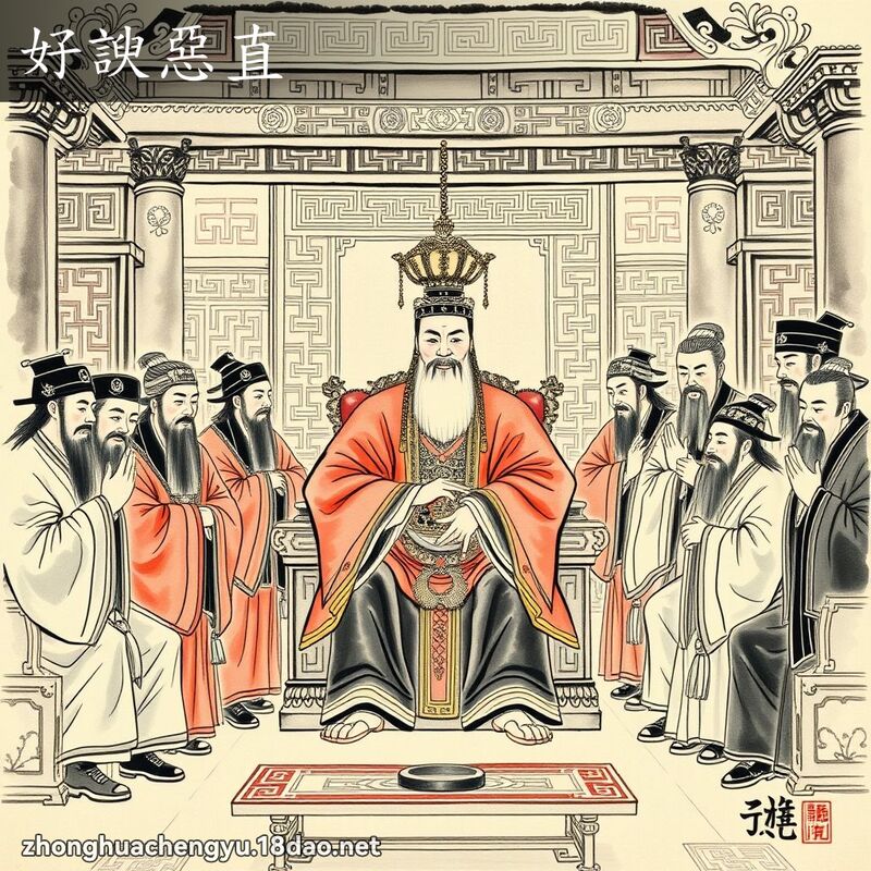 好諛惡直 配图