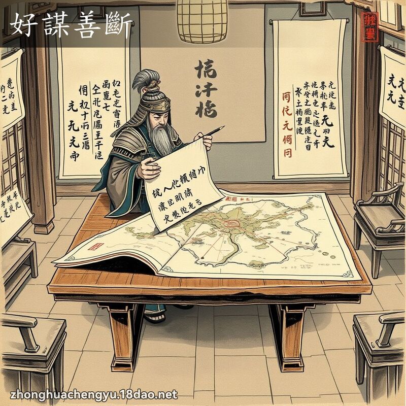 好謀善斷 - 中華成語配圖