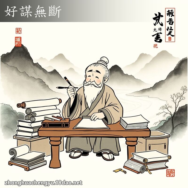 好謀無斷 配图