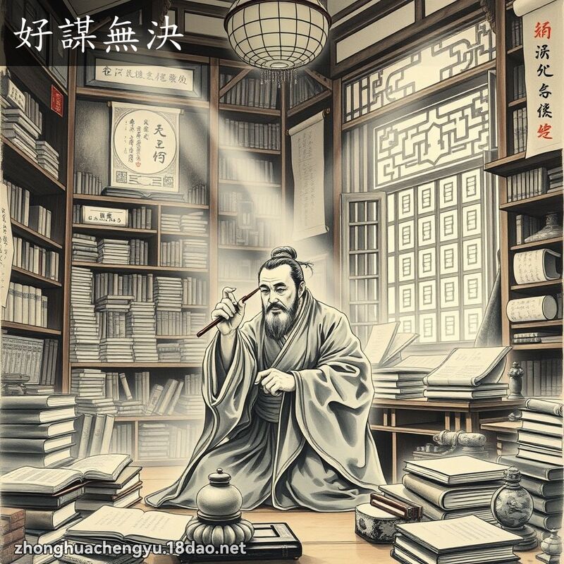 好謀無決 配图