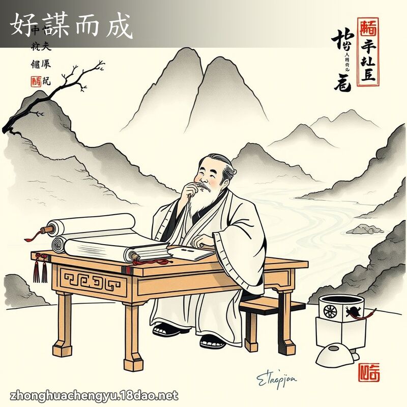 好謀而成 配图