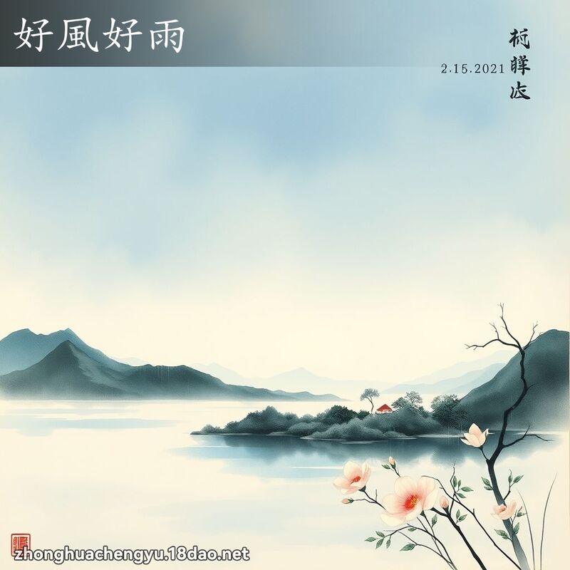 好風好雨 配图