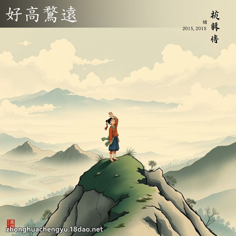 好高鶩遠 配图