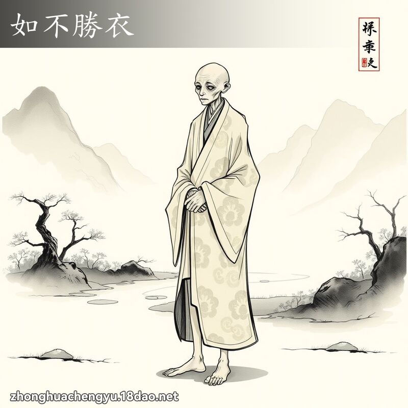 如不勝衣 配图