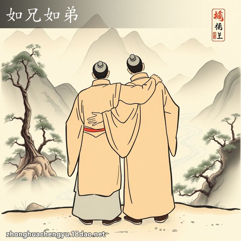 如兄如弟 配图