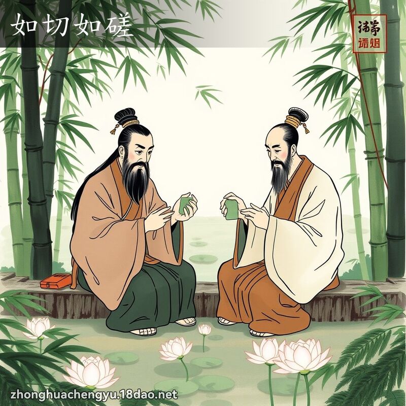 如切如磋 配图