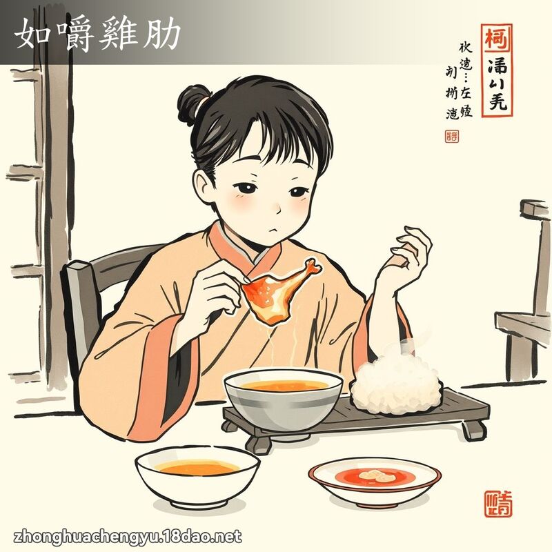 如嚼雞肋 配图
