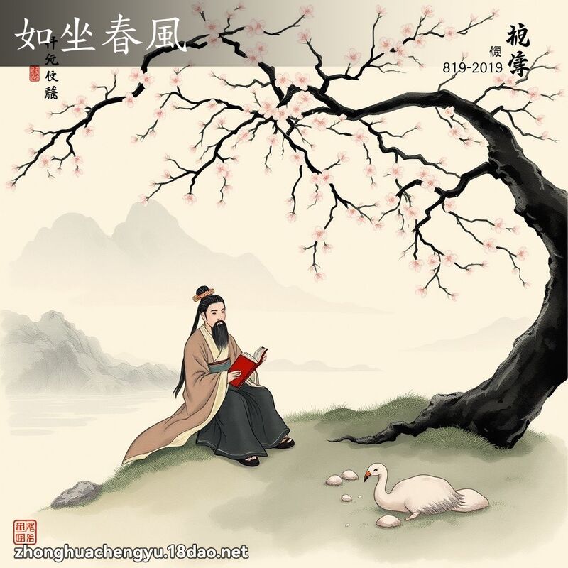 如坐春風 配图