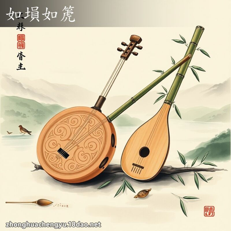 如塤如箎 配图