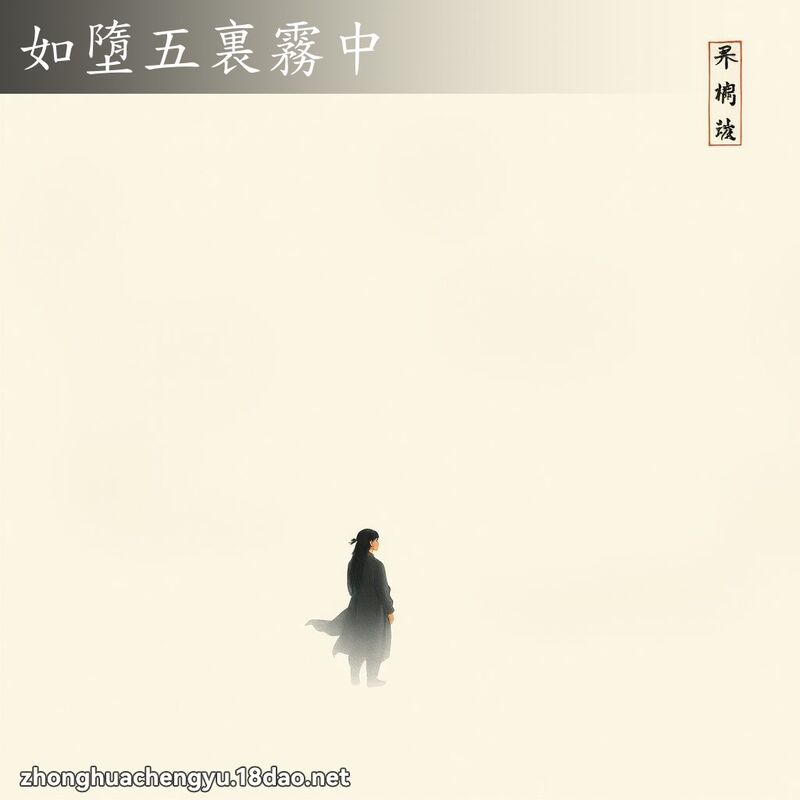 如墮五裏霧中 配图